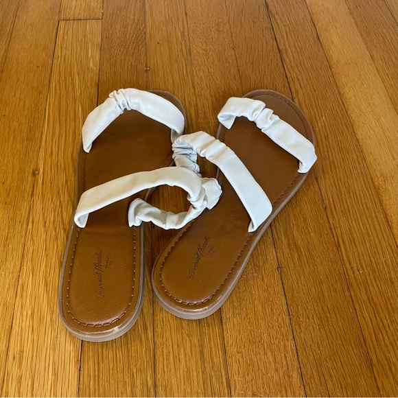 Universal Thread from Target—White Two-Strap Sandals - Picture 2 of 2